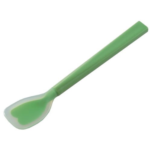 Tiger Crown Green Spoon, 28 x 14 x 160mm, Soft Spoon, Green, Silicone Rubber, 66 Nylon, Heat Resistant up to 200C, 2252