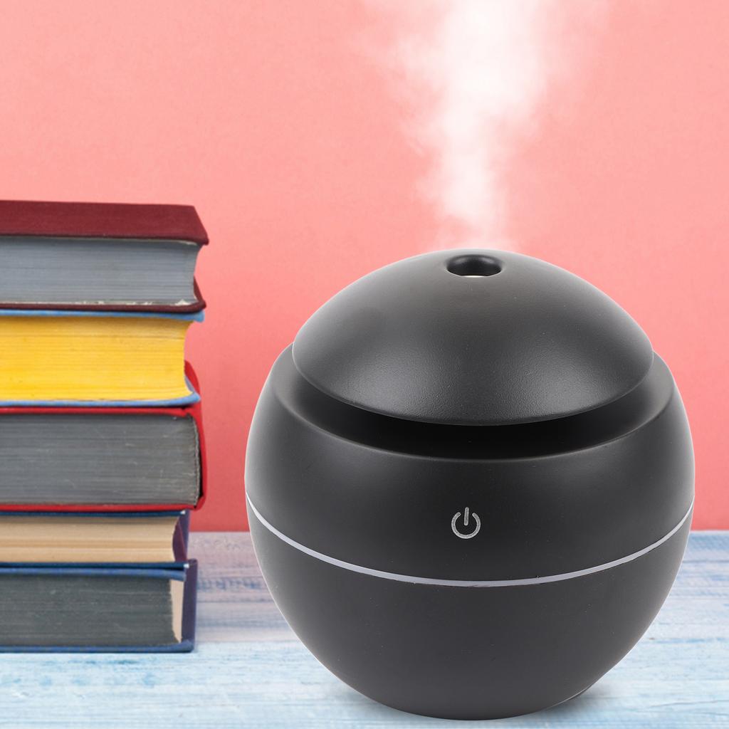 USB Essential LED Touch Aroma Ультразвуковой увлажнитель воздуха Диффузор масла Очиститель воздуха Черный