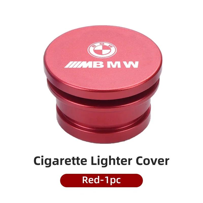 New Metal Car Cigarette Lighter Cover Decorative Cover DustProof Dust Cover Auto  Accessories For BMW Motorsport X1 X3 X5 E