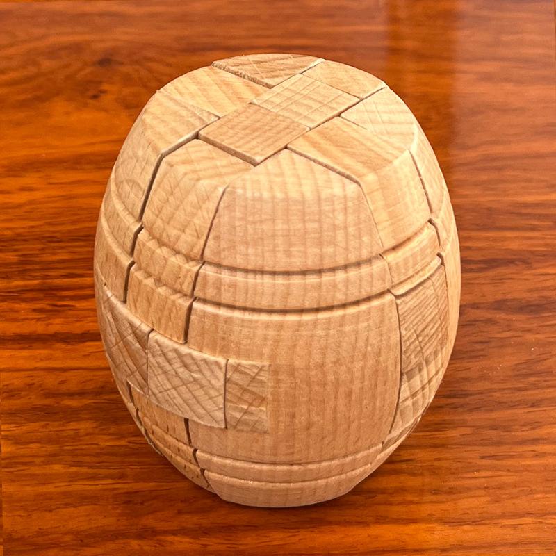 Детская Монтессори 3D-игра-головоломка Разблокировка игрушек Развивающие игрушки для взрослых IQ Деревянный замок Kongming Замок Luban