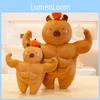 Adorable Muscular Capybara Plush Toy Creative And Whimsical Doll For Gfit Kid
