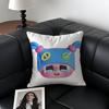 T-Trolls Band T-Together Pillow Case Anti-dustmite Pillowcase Invisible zipper silky short plush Sofa cushion cover