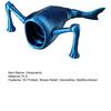 Sea Eater Statue 3D Printed Flexible Articulated Fidget Toy Deep Sea Creature Collectible Ocean Theme Desk Ornament for Stress Anxiety Relief