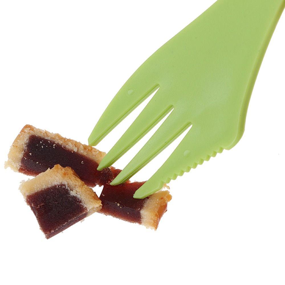 Fruit Fork Dessert Spoon Outdoor Tableware Spork Bottle Opener Fork Plastic Spoon Spoon Fork