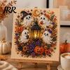 Handmade Holiday Gift Ideas Halloween Faux Pearl Art DIY Kit, Spooky Cute 3D Beads Painting Crafts, Unique Party Favors Gothic Ghost Pumpkin Cat Crow