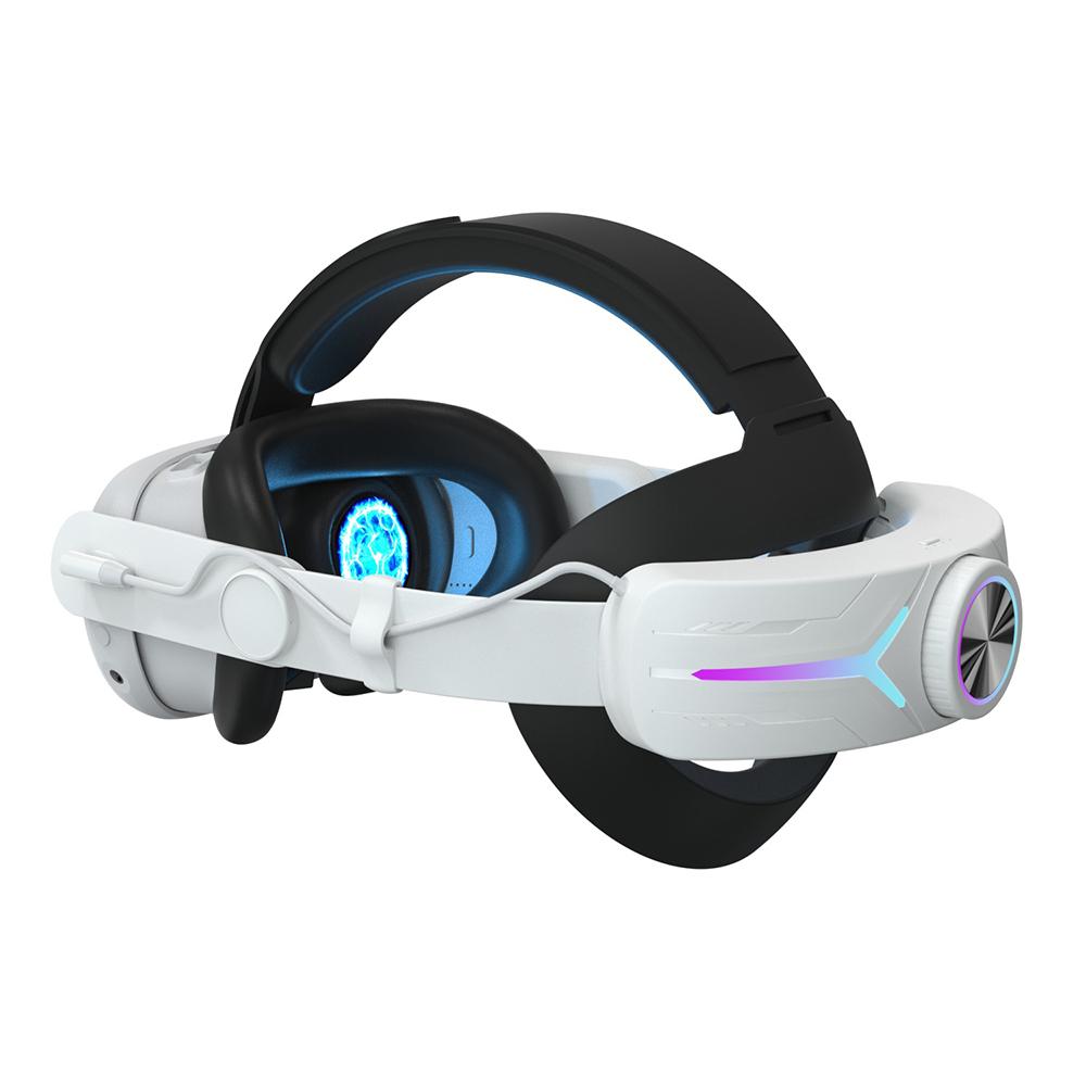 RGB Elite Headset для Meta Quest 3 / Quest 3S со встроенным аккумулятором 8000 мАч / 12000 мАч, оголовье для Oculus Quest 3 / Quest 3S - VR-аксессуары