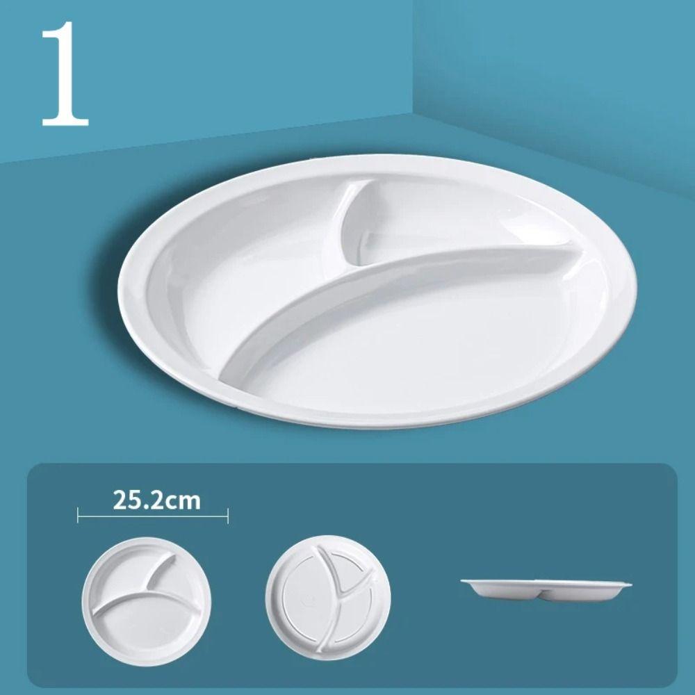 Пластиковый поднос для фаст-фуда Многофункциональный контейнер для обеда Тарелки для школьной столовой