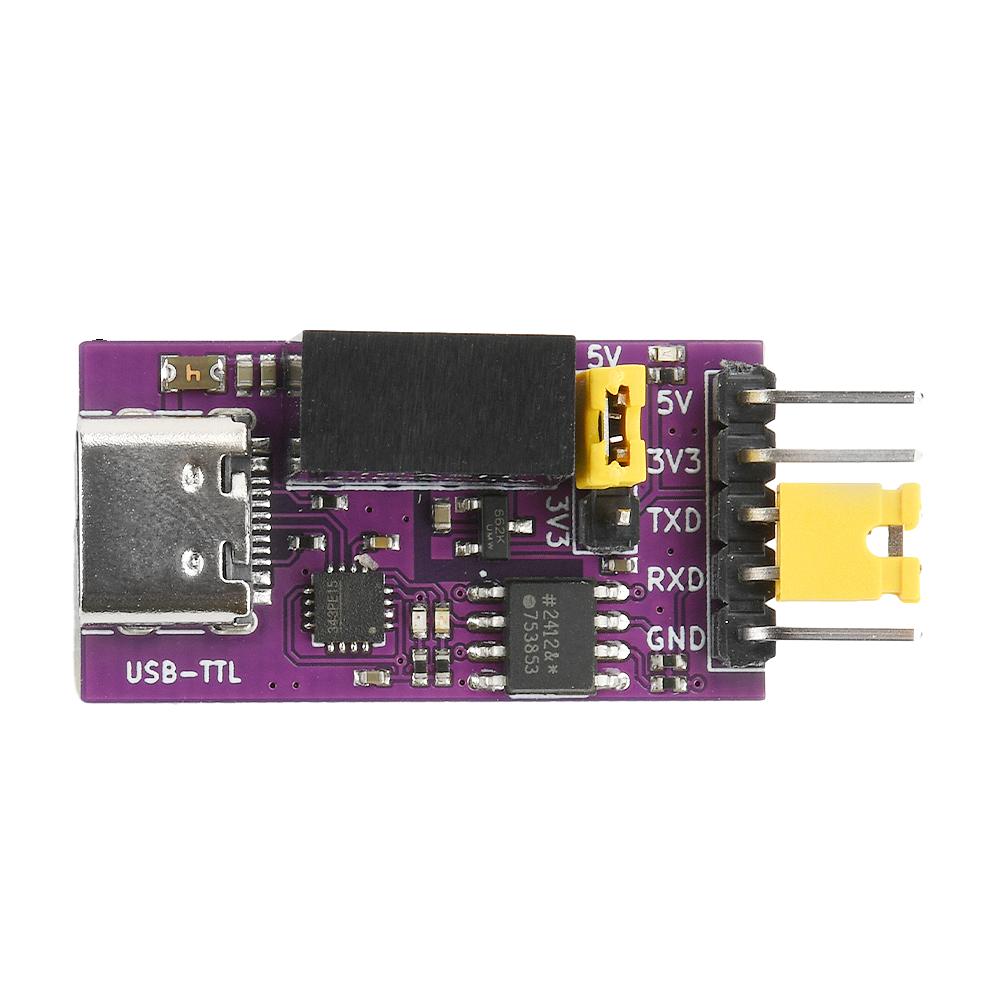 CH343 Isolated USB-to-TTL Downloader DC 3.3V/5V Type-C Serial Port Isolated High-speed Communication 6Mbps UART Download Module