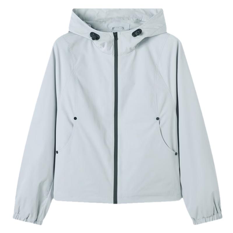 TonLion Women's 2026 Spring Loose Fit Hooded Cropped Jacket