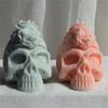 Силиконовая форма Череп с розой для свечей, мыла, поделок DIY, принадлежности для начинающих, стартовый набор, аксессуар для выпечки и декора