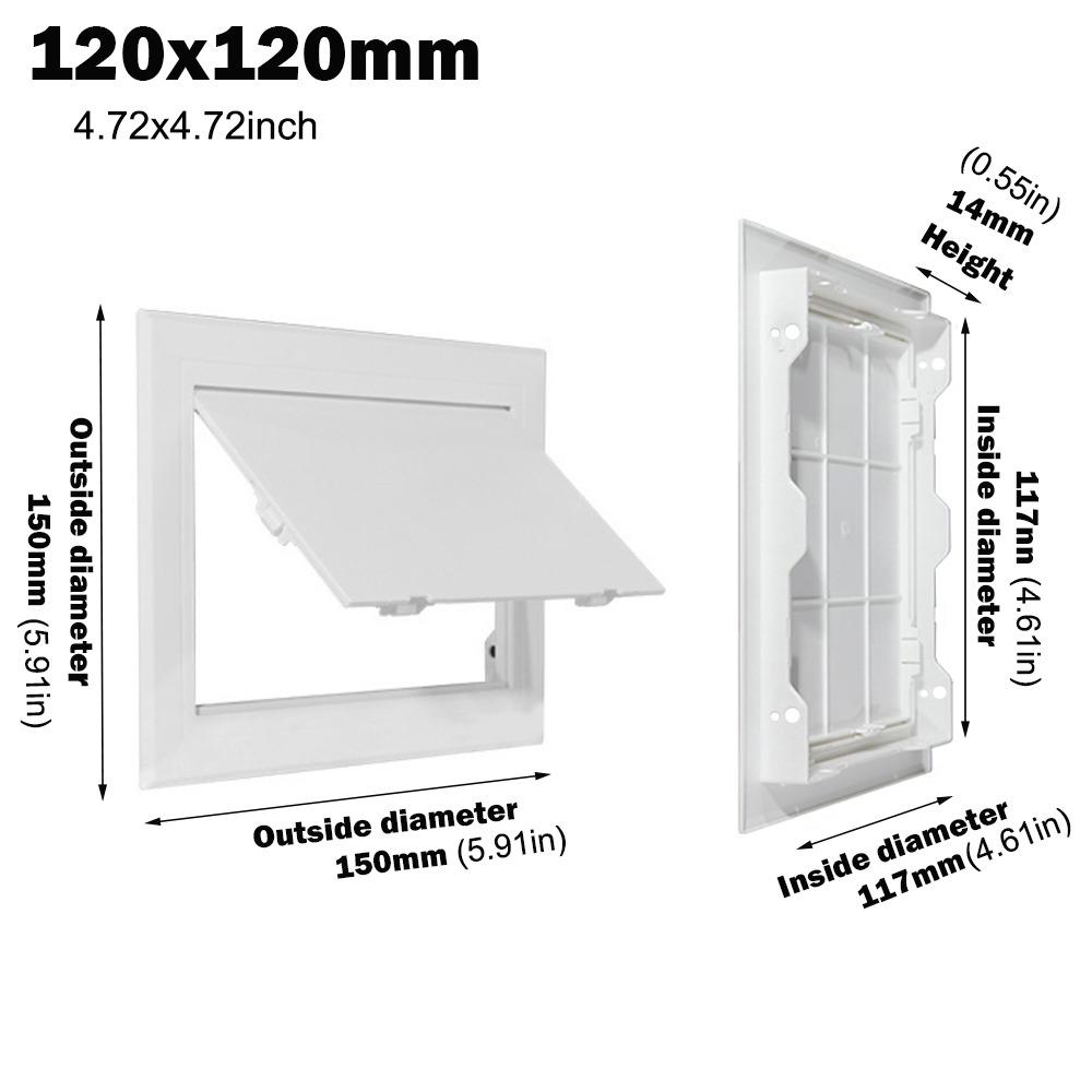 White Opening Flap Cover Plate Removable Inspection Hole Access Panel Door Doors Wall Ceiling