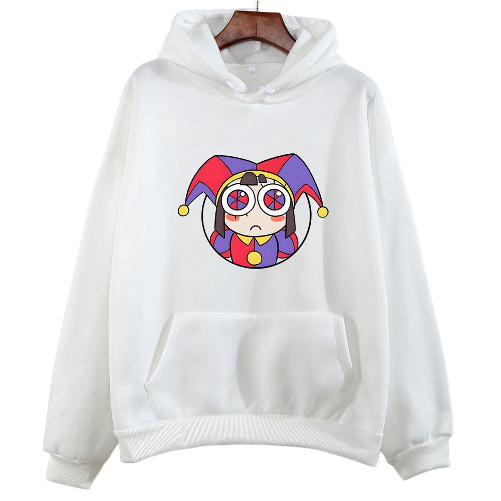 THE AMAZING DIGITAL CIRCUS Pomni Hoodie Streetwear Woman Graphic Sweatshirt Casual Long Sleeve Clothing Winter/Autumn Pullovers