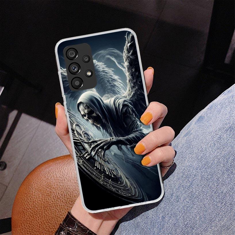 Чехол для телефона Смерть Жнец Череп Коса Для Samsung Galaxy A52 A32 A22 A12 A51 A31 A50S A30S A20S A10S Note 20 Ultra 10 Plus S