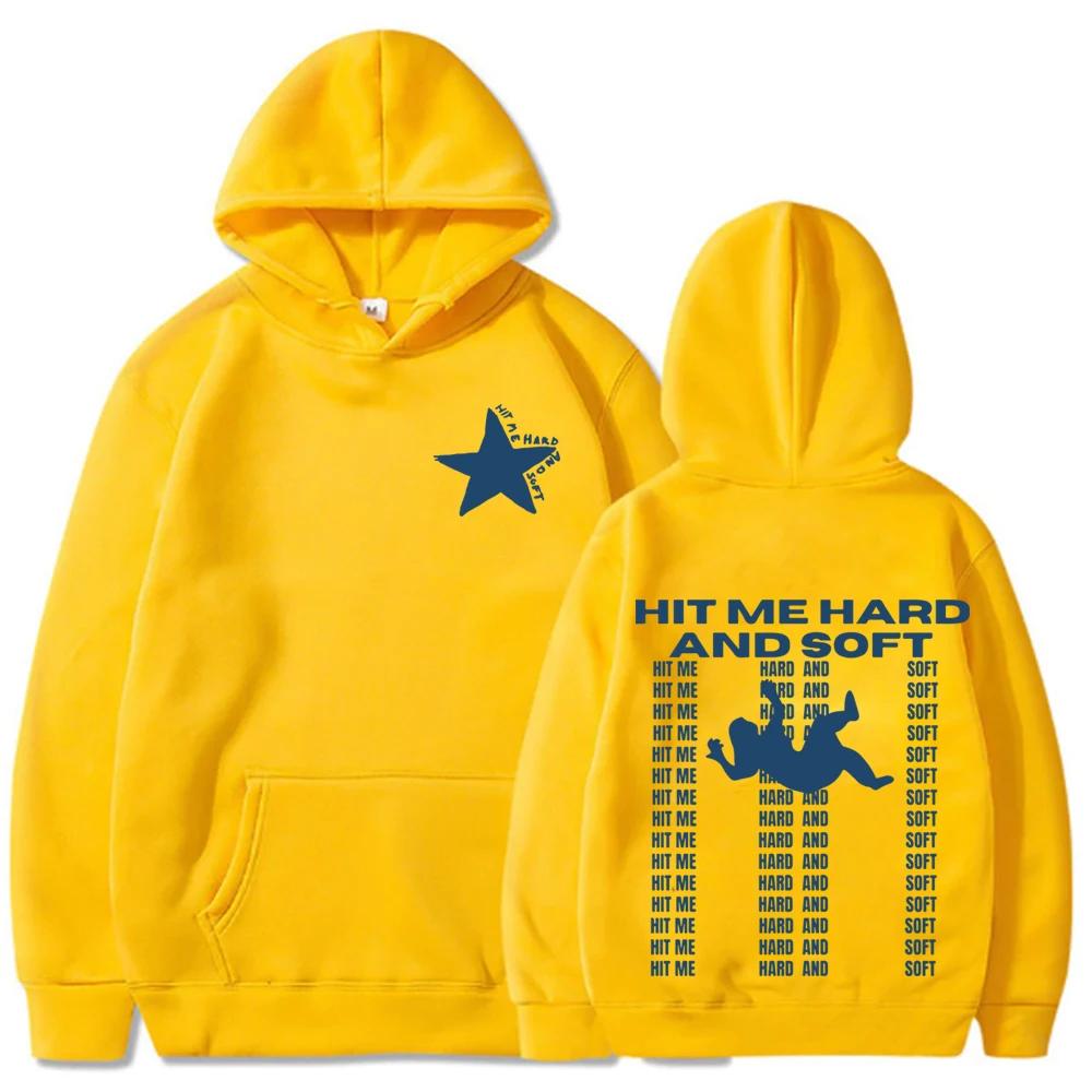Hit Me Hard and Soft 2024 Tour Men Hoodies Hot Billie Pullover Men Women Sweatshirts Clothing Harajuku Comfortable Streetwear