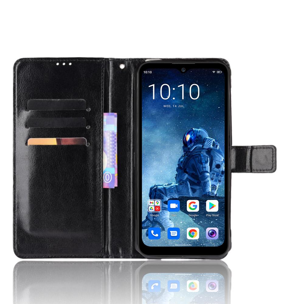 Чехол-бумажник для Oukitel WP13 с подставкой и слотами для карт – Ударопрочный, пылезащитный, деловой, сверхпрочный, кожаный флип-чехол