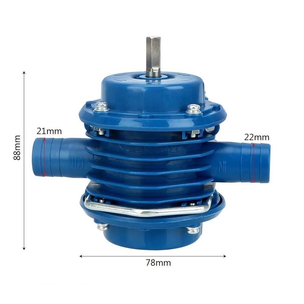 Small Electric Drill Pump Self-priming Portable Liquid Transfer Pump Round Shank High Quality Self Suction Centrifugal Pump