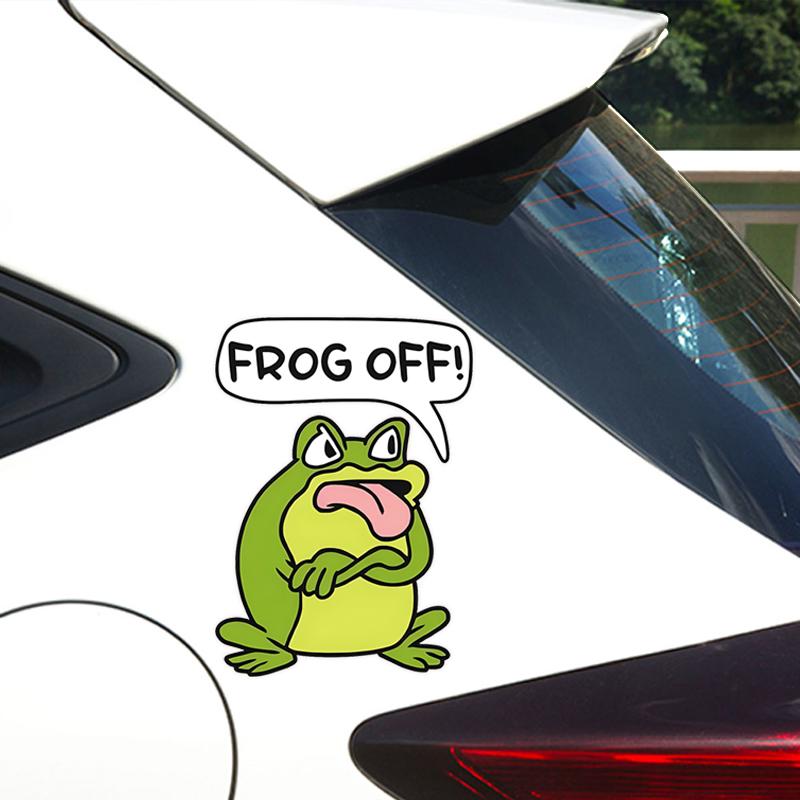 JT129#11x15 см Смешная лягушка с лягушкой наклейка на автомобиль для ноутбука грузовика мотоцикла фургона внедорожника автомобиля краска окна стены рыбацкой лодки скейтборда наклейка