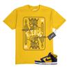 Футболка Dunk Michigan 2025 Varsity Maize Yellow Midnight Navy Match KING
