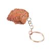 Simulation Beef Block Beef Keychain Imitation Food Pvc Beef Cubes Keyring Food Model Simulation Food Keychain  Jewelry