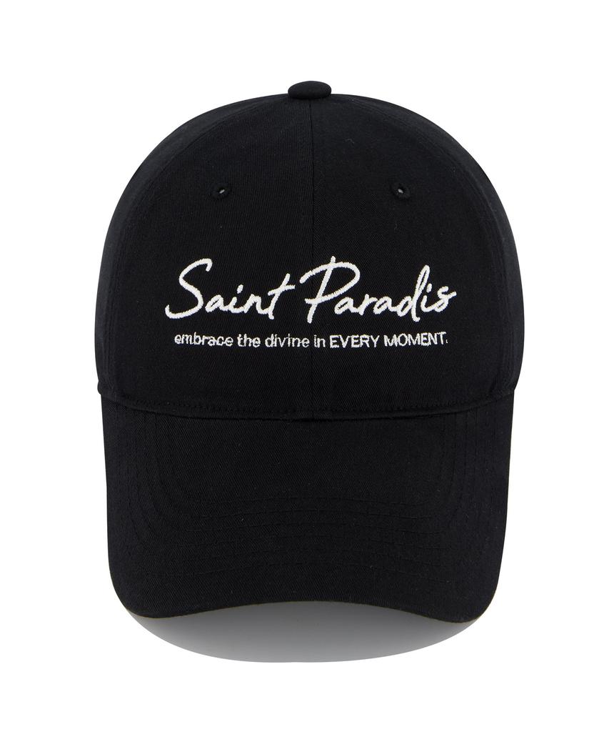 Кепка-бейсболка Hebeles Saint Paradise с вышивкой и цветовыми блоками - Черная