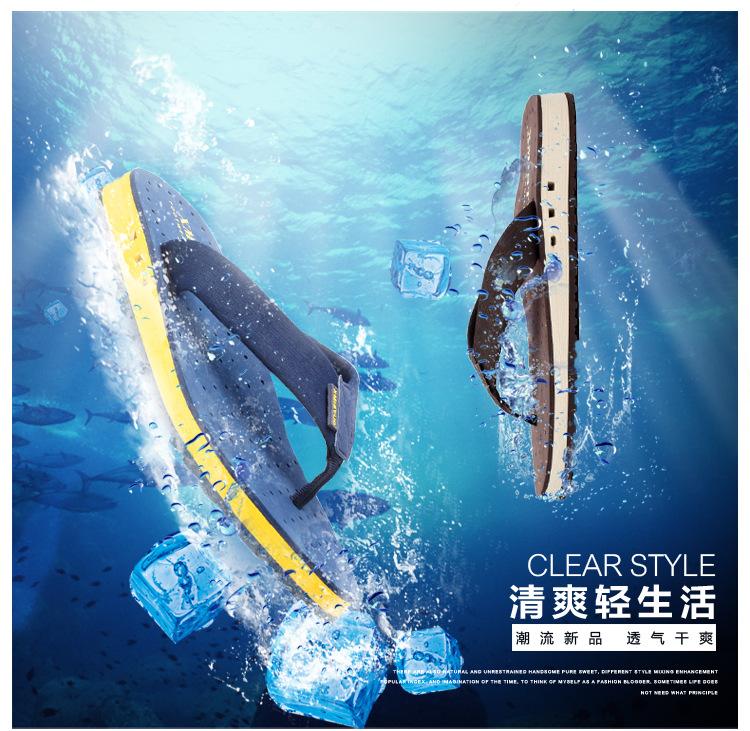 Мода Новое поступление Лето Мужские шлепанцы Высокое качество Пляжные сандалии Нескользящие Мужские тапочки Zapatos Hombre Повседневная обувь