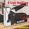 4-in-1 Multifunctional Nail Gun - Durable Carbon Steel, Semi-Automatic, Perfect for DIY Home Decoration, Camping, and Industrial Use