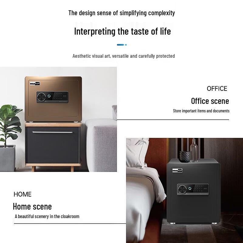 ONNAIS Smart WiFi Fingerprint Wall Safe for Home & Office