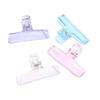 1 Piece Transparent Acryllic Paper Clip Simplicity Korean Fashion Non-sticky Memo Pad Clip Beautiful Snack Seal Clip Student