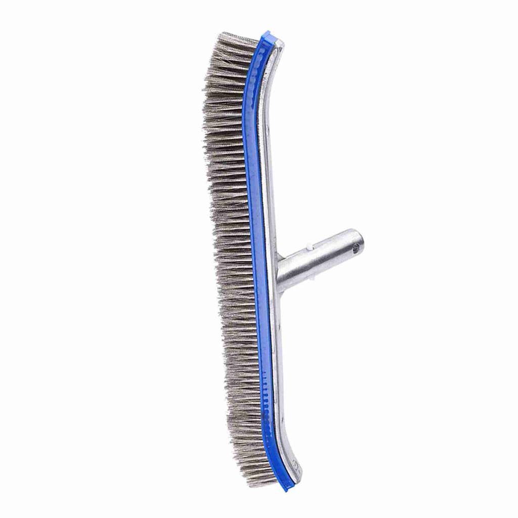 18inch Swimming Pool Steel Brush Bottom Walls Cleaning Supplies for Pond Spa Hot Spring