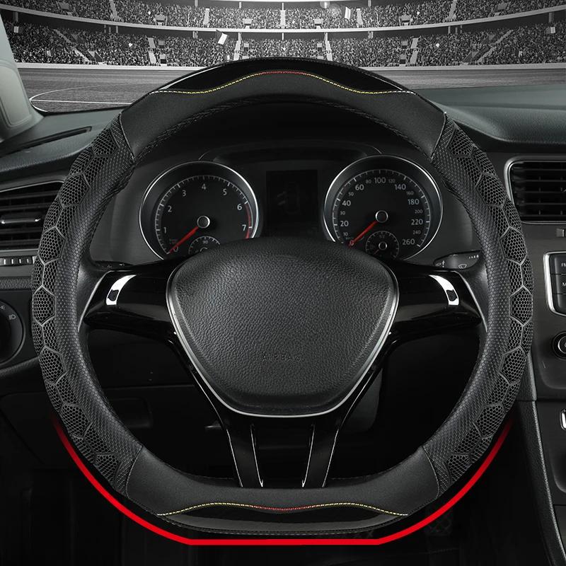 Anti Slip Silicone Steering Wheel Covers 38cm Universal Car Steering Wheel Cover Steering Wheel Decoration Non Slip Handle Cover