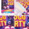 2D flat printing 2pcs Curtain Disco Party Digital Printed Polyester Drapes Party Decorations Use for Holiday Party General