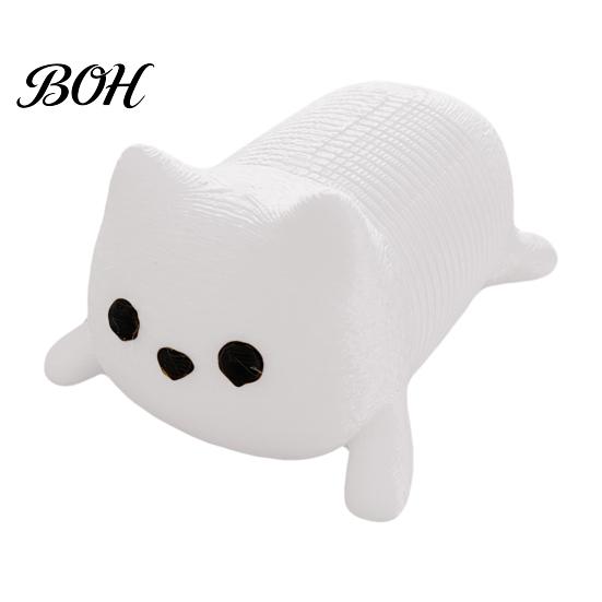 Springy Animal Toy 3D Printed Cat Fidget Toy, Stretchy Dog Stress Relief Sensory Flexible Spring Desk for Office Home Decor