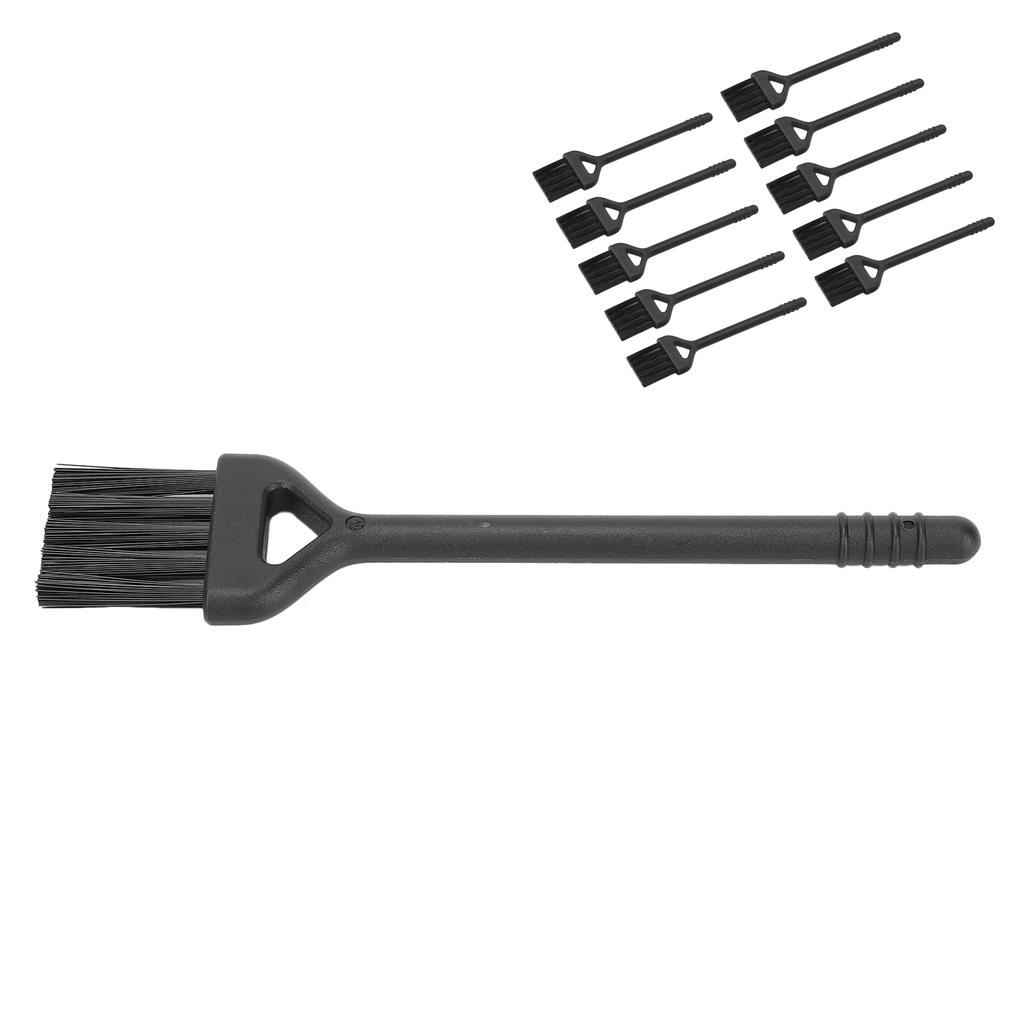 10 шт., набор щеток для чистки электробритвы, нейлоновая ручка для волос, щетка для чистки машины, черная