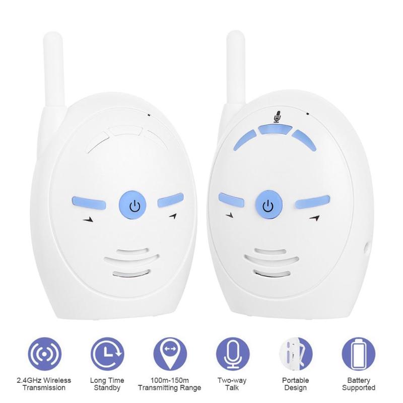 V20 EU Plug монитор для детского телефона с беспроводной связью 2,4G для младенцев, рация, радио, няня, няня, детский домофон, детская сигнализацияAA