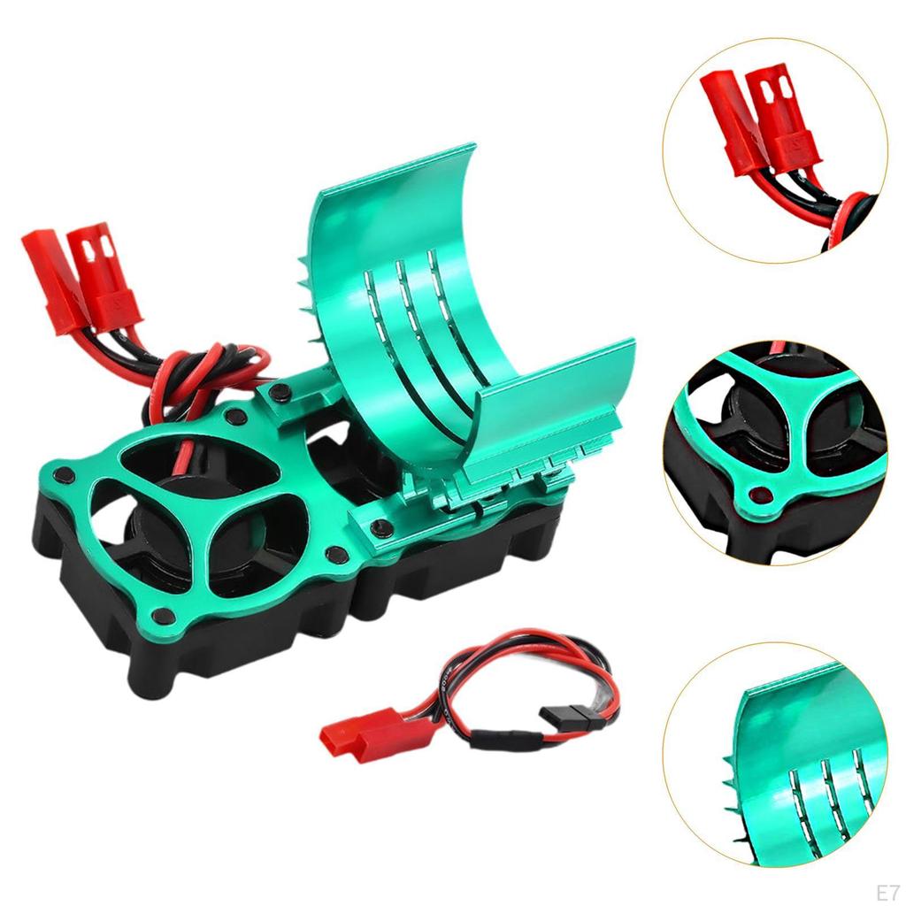 RC Car Motor Cooling Fan Aluminum Alloy Accessory Direct Replaces Spare Parts