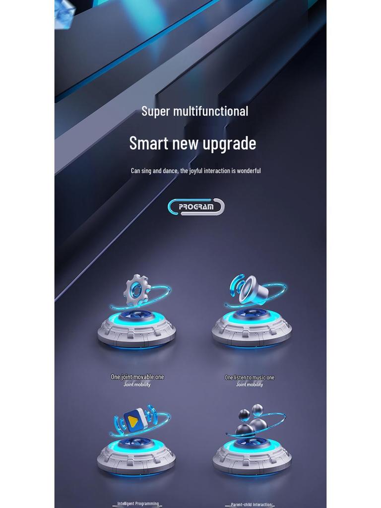 Children's Smart Remote Control Robot Dog Toy: Stunt, Music, Dancing, and Electric Features