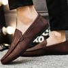 NEW Men's Loafers Comfortable Flat Casual Shoes Men Breathable Moccasins Slip-On Soft Leather Driving Shoes
