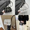 Elegant Minimalist Women's Canvas Crossbody Bag With Unique Saddle Design For Everyday Use