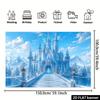 Ice and Snow Dream Castle Theme Background Cloth suitable for theme parties and indoor/outdoor events
