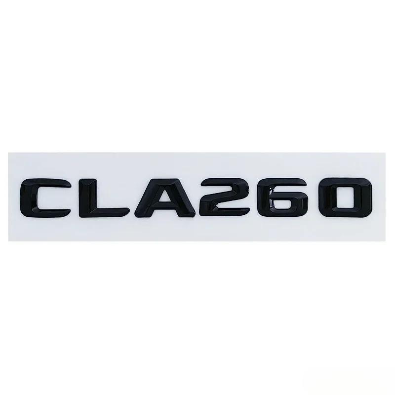 ABS Car Rear Trunk Emblem Sticker Letter Decal for Mercedes benz C63 A45 E320L E350L S400L A220L ML350 GLS450 CLA260 Accessories LZ4