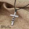 Anime Death Note Cross Pendant Necklace With Alloy Charm For Unisex Wear And Collectors