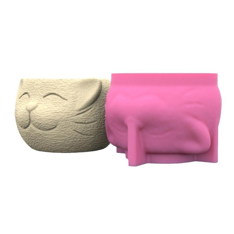 Cute Silicone Mold Succulent Flower Silicone Mold for Crafts Unique Succulent Candle Holders