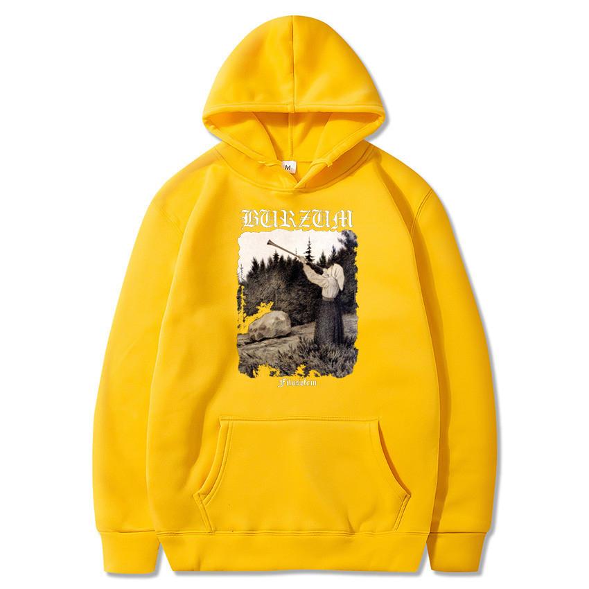 Толстовки Burzum Filosofem Metal Music Band с принтом уличной одежды унисекс Женская мода негабаритных толстовок пуловеры с капюшоном спортивные костюмы
