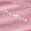 MIKIHOUSE Long Sleeve T-Shirt Kids Baby Boys Girls Plain Logo Made in Japan Pink 120cm 10-5228-574