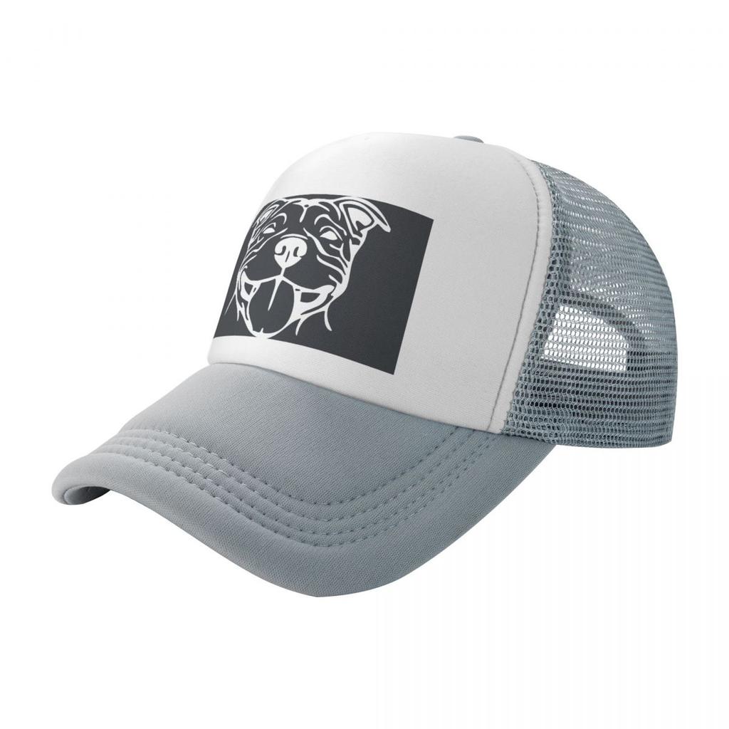 Бейсболка для стаффордширского бультерьера, летняя дышащая сетчатая шляпа, спортивная сетчатая кепка унисекс с защитой от солнца