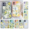 Simple Fresh Lemon Style Phone Case For IPhone 16e 16 15 14 13 12 11 Pro Max X XS MAX Plus Spuerstar Matte Cover