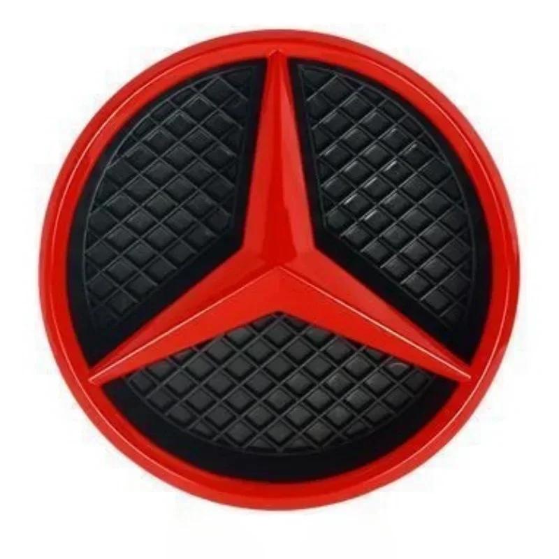 AAVW1 3D ABS Car Front Grille Badge for Mercedes Benz W204 W204 C180 C200CGI C200KC230 C260CGI C300 Star Logo Grid hollowed-out label