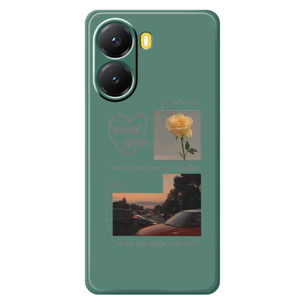 For Xiaomi Redmi Turbo 4 5G/Poco X7 Pro 5G Case Meet You Photo Pattern Printing Straight Edge TPU Phone Back Cover