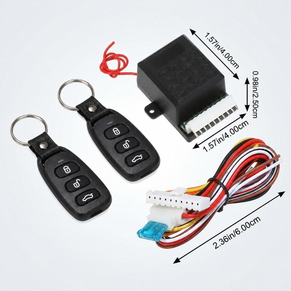 Release Button Remote Kit 12V Auto Remote Lock System Universal Locking System Universal Fitment