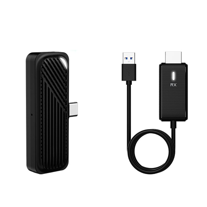 Беспроводной приемник для зеркалирования экрана для ПК, ТВ, проектора, удлинитель 50 м, приемник, беспроводное устройство для отображения того же экрана, беспроводной передатчик-приемник 1080P